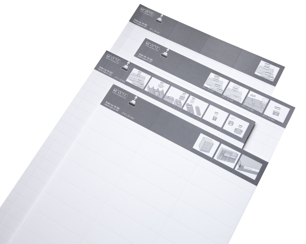 LISTA-Script Etiketten Universalpaket