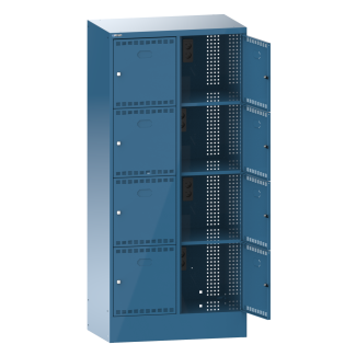 Bild 1: Akku-Ladeschrank (BxTxH) 810x585x1795mm 2x4 F&auml;cher Typ CH R5007