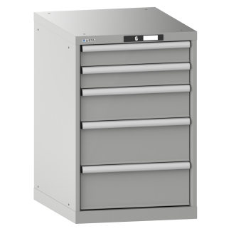 Bild 1: Schubladenschrank 27x36E (BxTxH) 564x725x850mm KEY Lock R9006