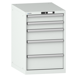 Bild 1: Schubladenschrank 27x36E (BxTxH) 564x725x850mm KEY Lock R7035