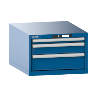 Bild 1: Schubladenschrank 27x36E (BxTxH) 564x725x383mm KEY Lock R5019