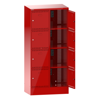 Bild 1: Akku-Ladeschrank (BxTxH) 810x585x1795mm 2x4 F&auml;cher Typ CH R3000