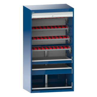 Bild 1: NC-Schrank 54x27E (BxTxH) 1038x691x1950mm HSK 63 A+C+E/80 B+D+F R5010