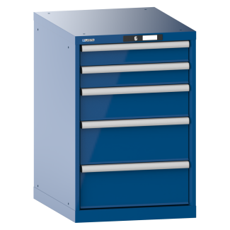 Bild 1: Schubladenschrank 27x36E (BxTxH) 564x725x850mm KEY Lock R5005
