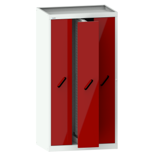 Image 1: Vertical pull-out cabinet (WxDxH) 1000x695x1950mm R7035/R3003