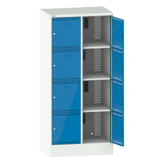 Bild 1: Akku-Ladeschrank (BxTxH) 810x585x1795mm 2x4 Fächer Typ CH R7035/R5012