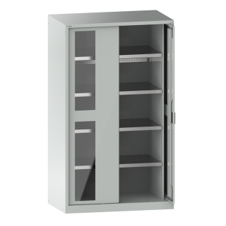 Bild 1: Schwerlastschrank 54x27E (BxTxH) 1146x690x1950mm CODE Lock R7035