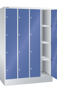 Bild 1: F&auml;cherschrank (BxTxH) 1200x500x1795mm 4x4 F&auml;cher R7035/R5010