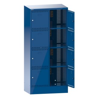 Bild 1: Akku-Ladeschrank (BxTxH) 810x585x1795mm 2x4 F&auml;cher Typ CH R5005