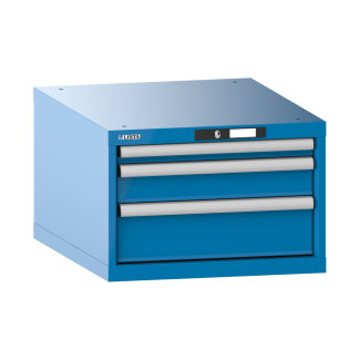 Bild 1: Schubladenschrank 27x36E (BxTxH) 564x725x383mm KEY Lock R5012