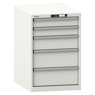 Bild 1: Schubladenschrank 27x36E (BxTxH) 564x725x850mm KEY Lock R9010