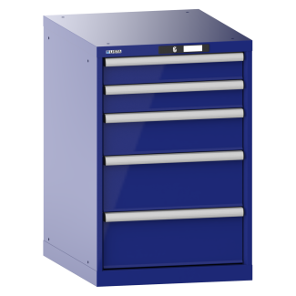 Bild 1: Schubladenschrank 27x36E (BxTxH) 564x725x850mm KEY Lock R5002