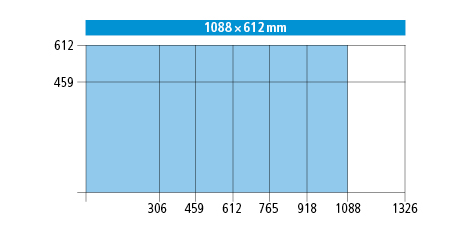 1088 x 612 (64 x 36 E)