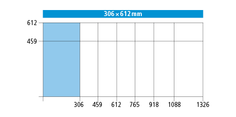 306 x 612 (18 x 36 E)
